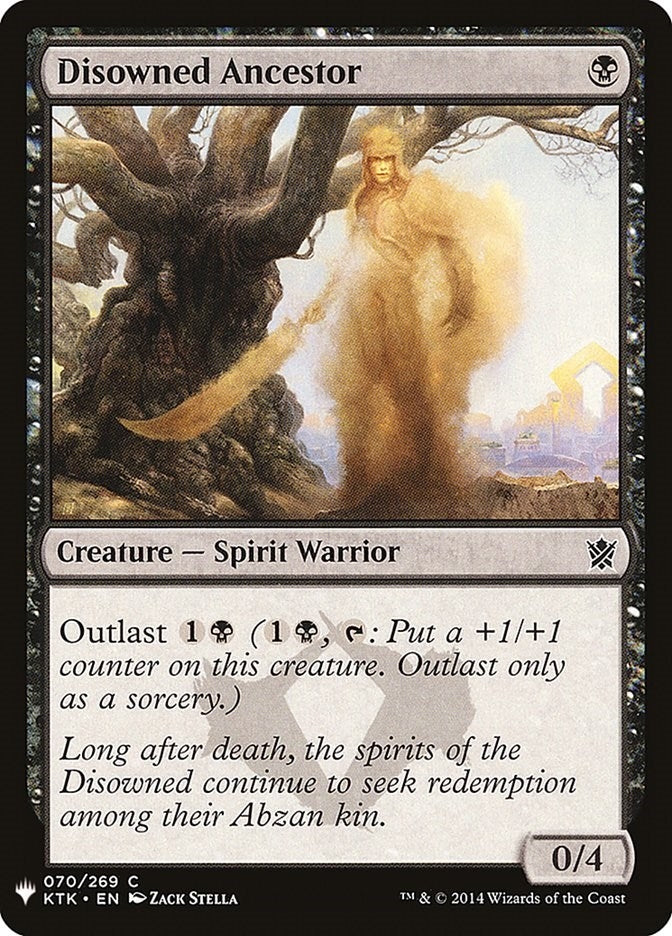 Image for Disowned Ancestor (70) [The List Reprints] - Magic: The Gathering