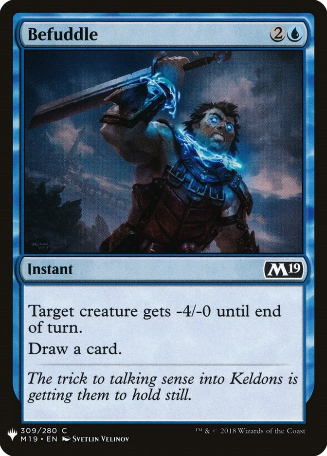 Image for Befuddle (309) [The List Reprints] - Magic: The Gathering