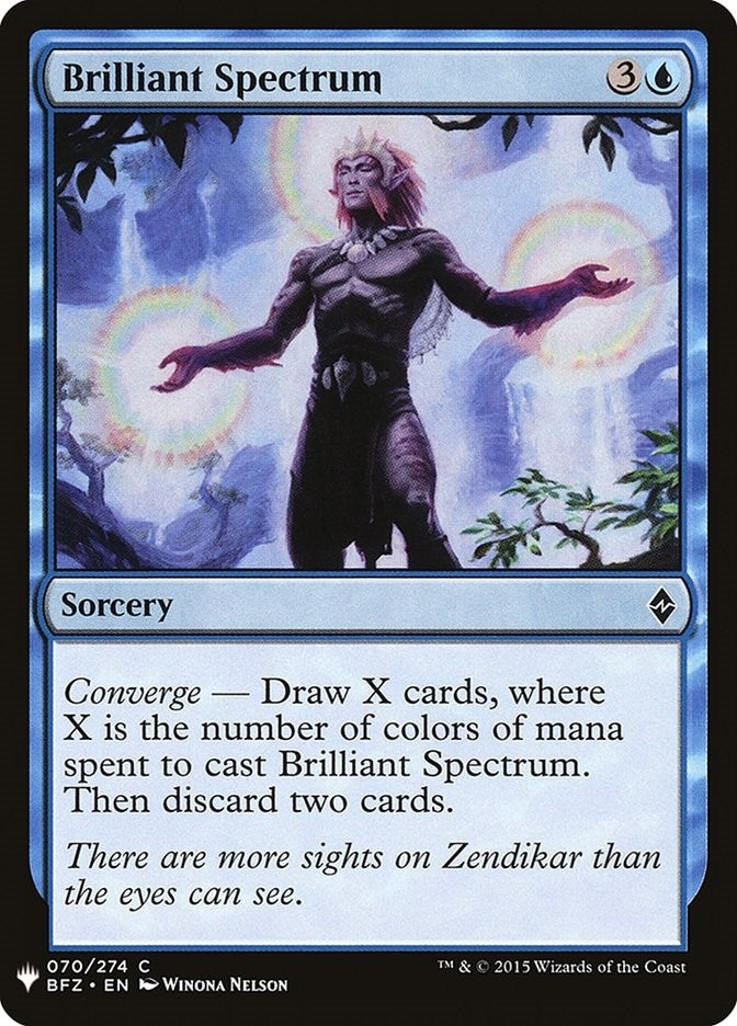 Image for Brilliant Spectrum (70) [The List Reprints] - Magic: The Gathering