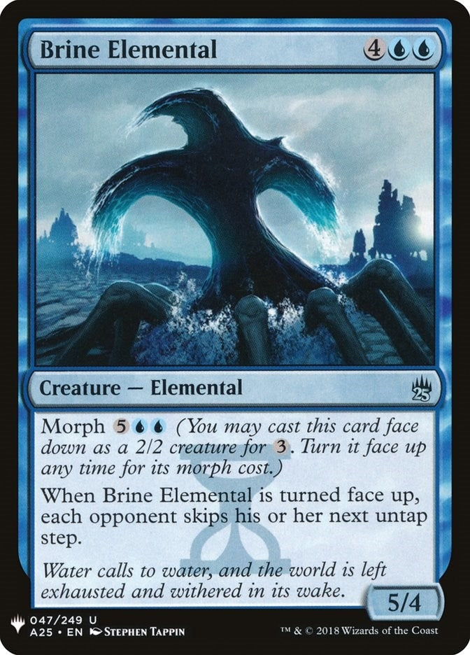 Image for Brine Elemental (47) [The List Reprints] - Magic: The Gathering