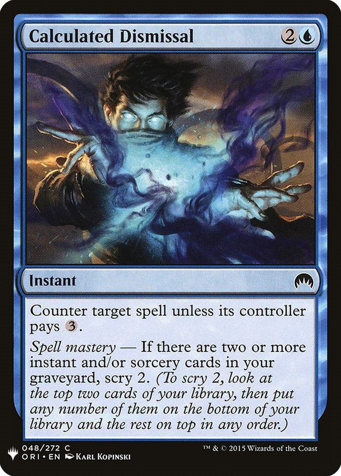 Image for Calculated Dismissal (48) [The List Reprints] - Magic: The Gathering