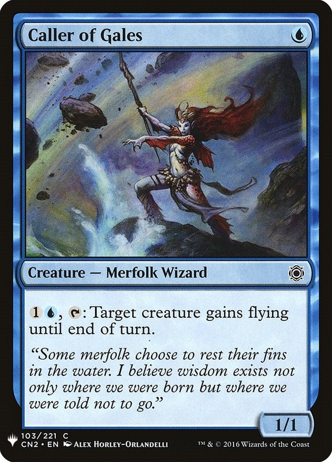 Image for Caller of Gales (103) [The List Reprints] - Magic: The Gathering