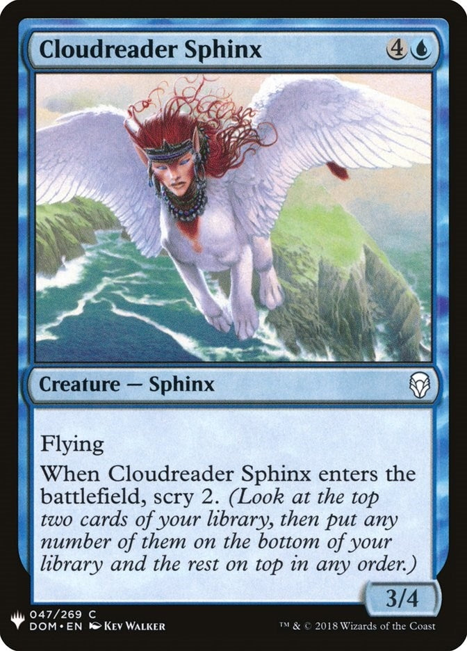 Image for Cloudreader Sphinx (47) [The List Reprints] - Magic: The Gathering