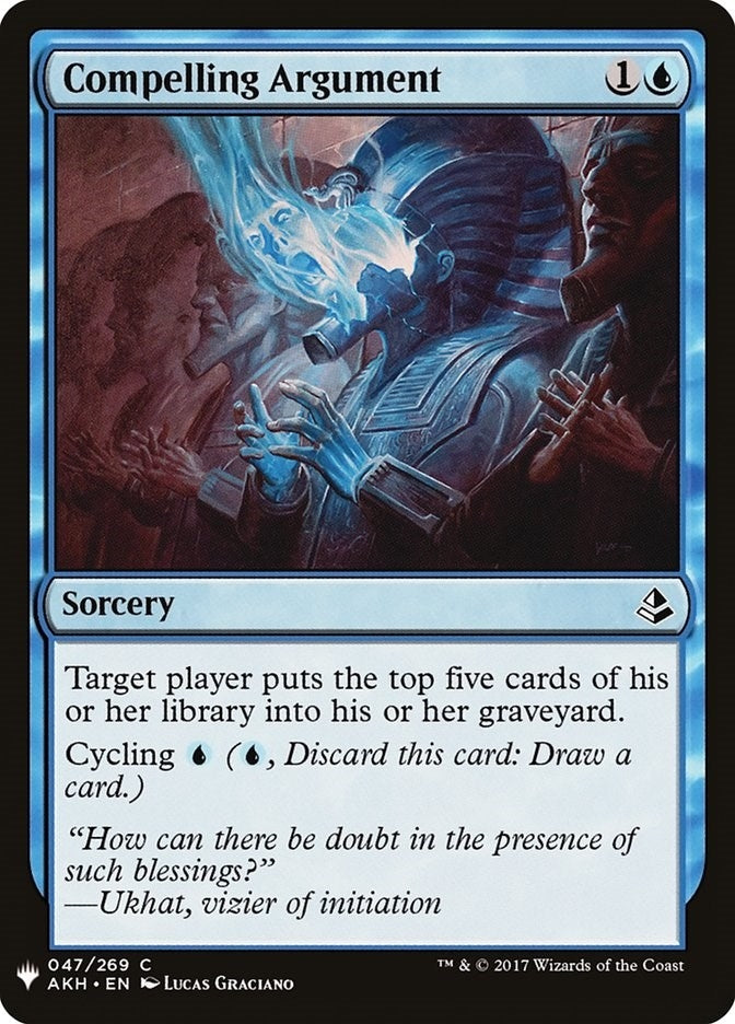 Image for Compelling Argument (47) [The List Reprints] - Magic: The Gathering