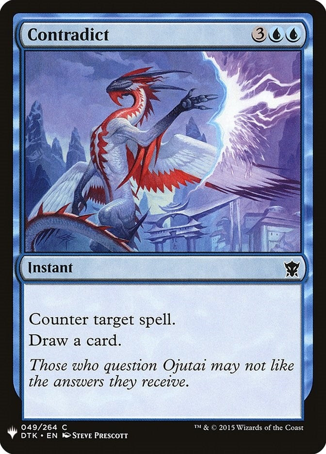 Image for Contradict (49) [The List Reprints] - Magic: The Gathering