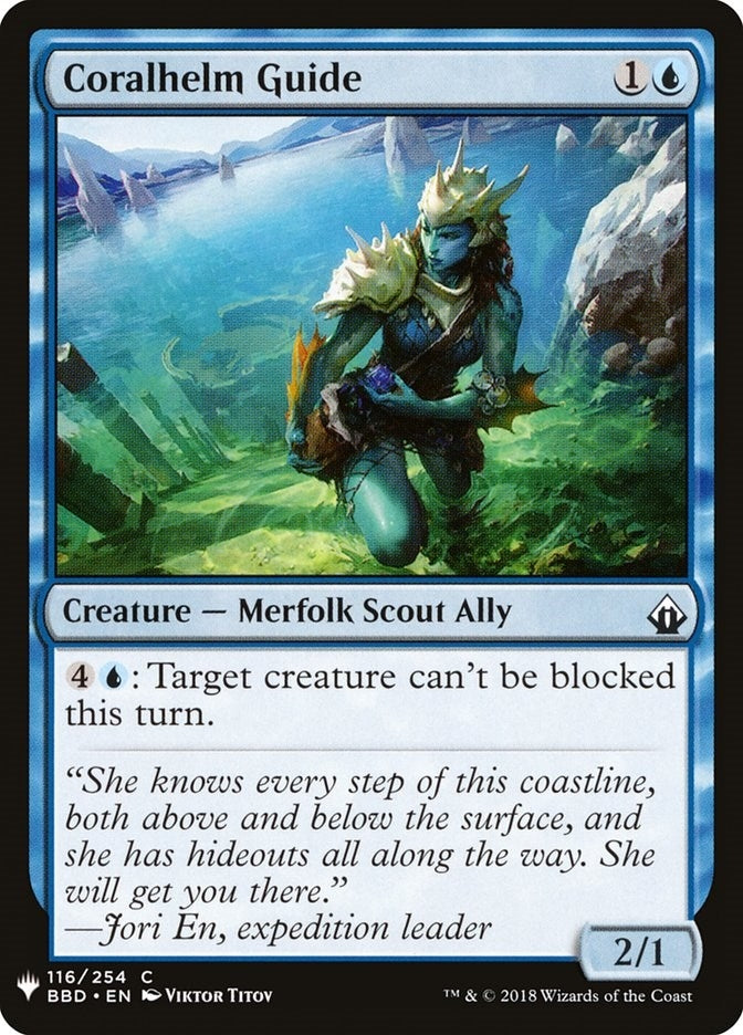 Image for Coralhelm Guide (116) [The List Reprints] - Magic: The Gathering