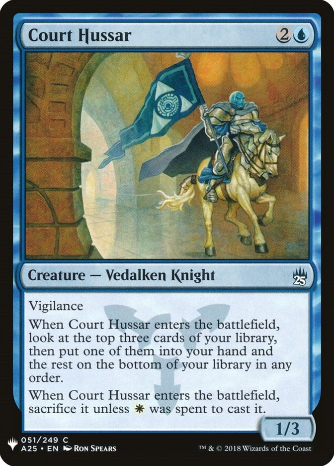 Image for Court Hussar (51) [The List Reprints] - Magic: The Gathering