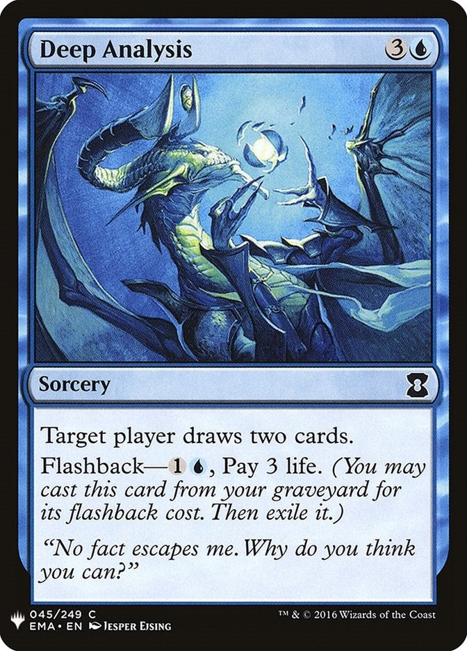 Image for Deep Analysis (45) [The List Reprints] - Magic: The Gathering