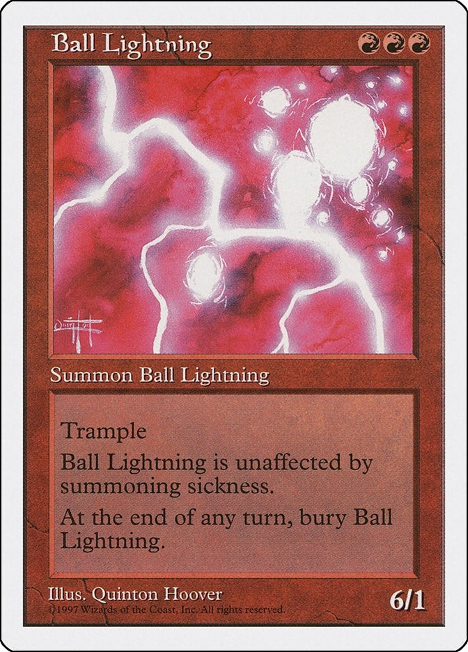 Image for Ball Lightning [Fifth Edition] - Magic: The Gathering