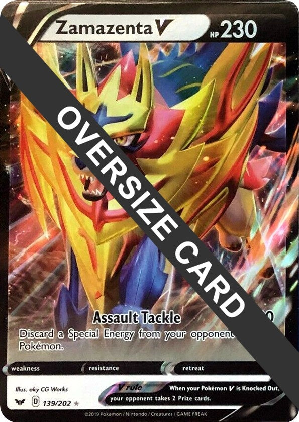 Image for Zamazenta V (139/202) [Jumbo Cards] - Pokemon