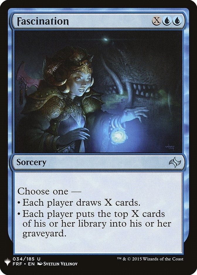 Image for Fascination (34) [The List Reprints] - Magic: The Gathering