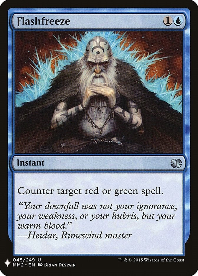 Image for Flashfreeze (45) [The List Reprints] - Magic: The Gathering