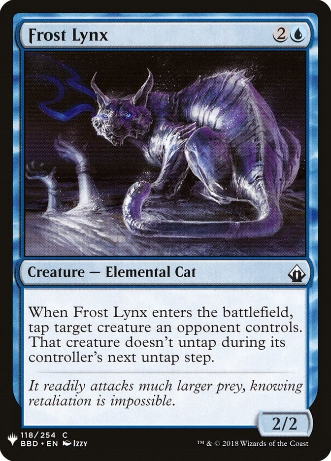 Image for Frost Lynx (118) [The List Reprints] - Magic: The Gathering