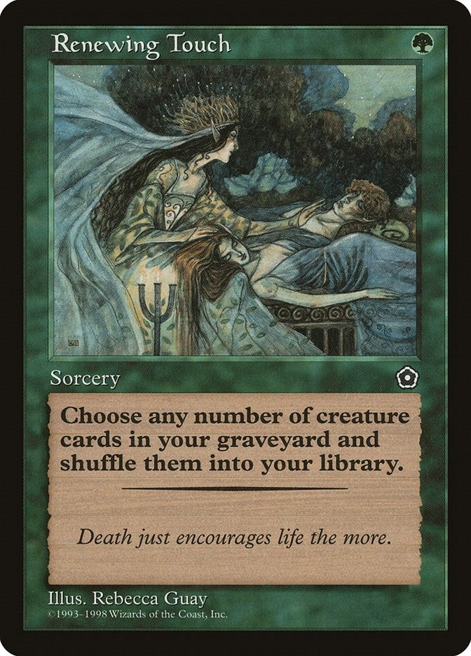 Image for Renewing Touch [Portal Second Age] - Magic: The Gathering