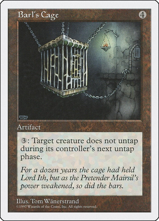 Image for Barl's Cage [Fifth Edition] - Magic: The Gathering