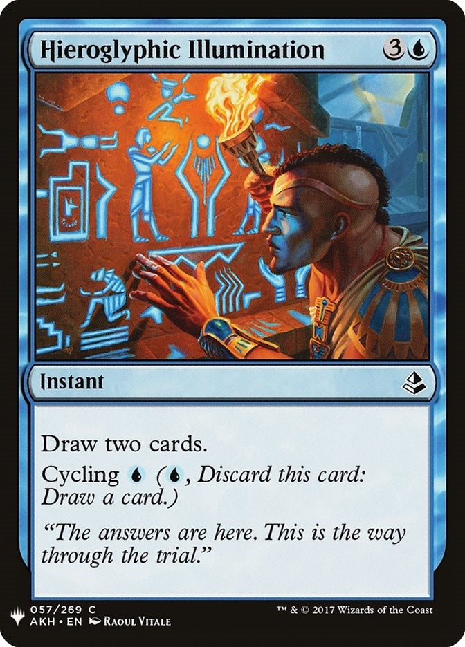 Image for Hieroglyphic Illumination (57) [The List Reprints] - Magic: The Gathering