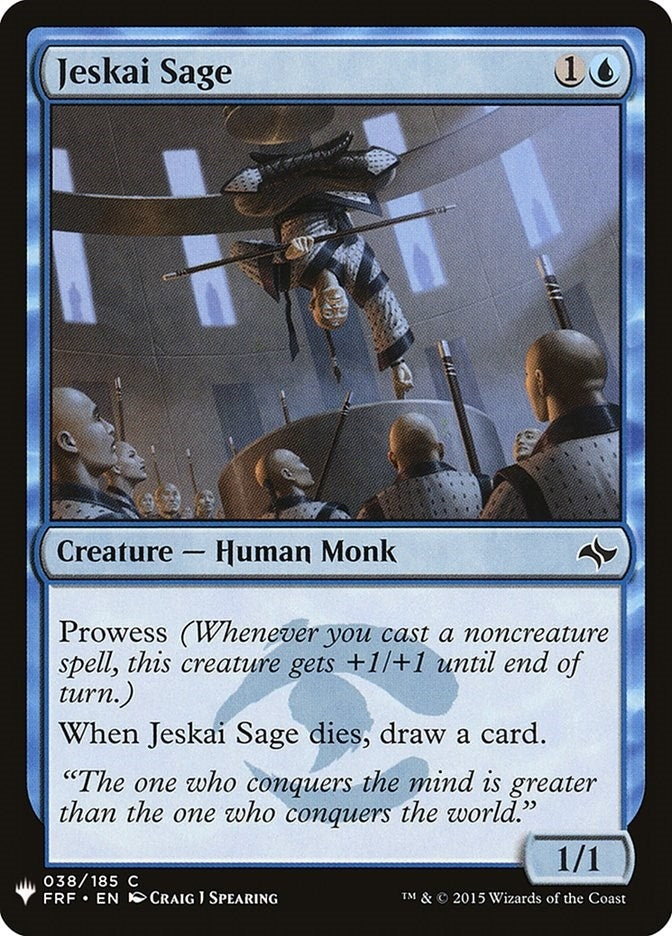 Image for Jeskai Sage (38) [The List Reprints] - Magic: The Gathering