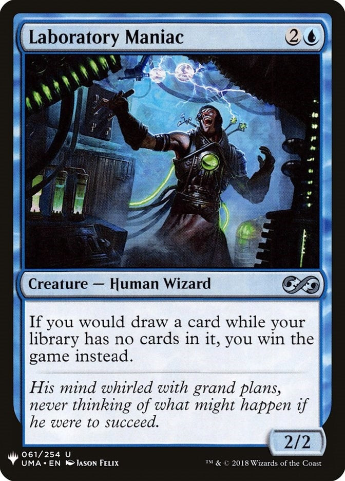 Image for Laboratory Maniac (UMA) (61) [The List Reprints] - Magic: The Gathering
