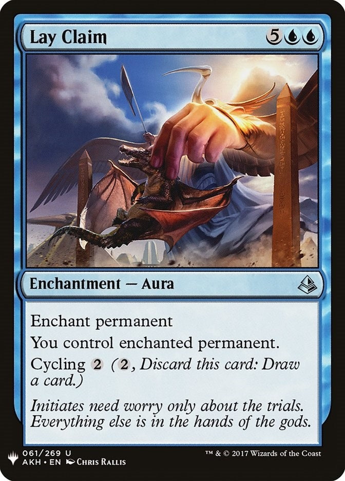 Image for Lay Claim (61) [The List Reprints] - Magic: The Gathering