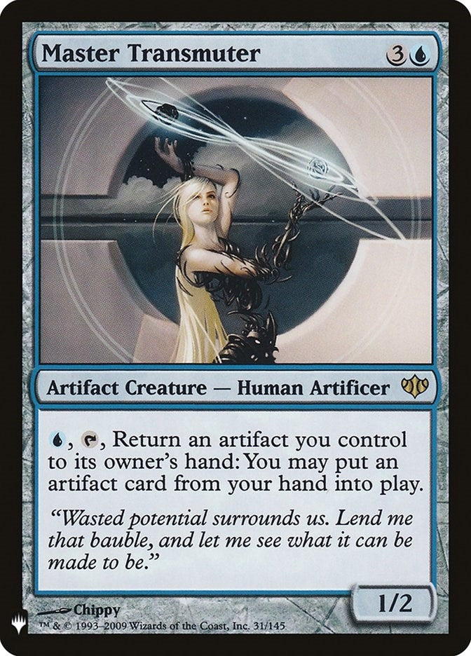 Image for Master Transmuter (31/145) [The List Reprints] - Magic: The Gathering