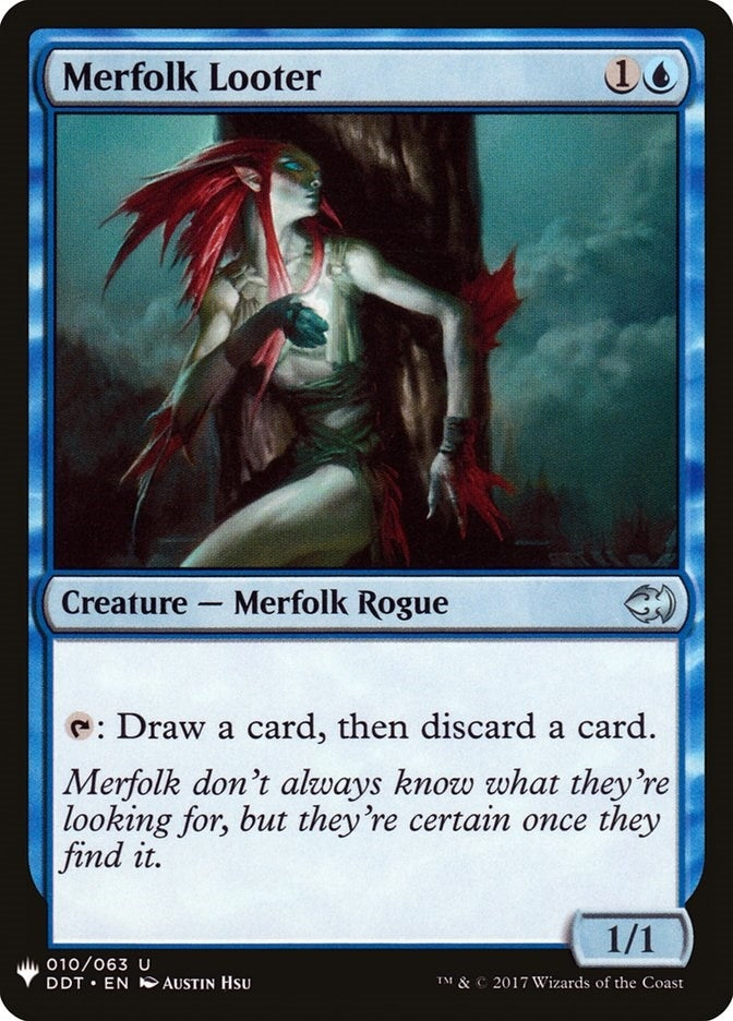 Image for Merfolk Looter (10) [The List Reprints] - Magic: The Gathering