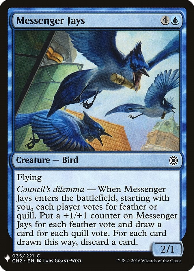 Image for Messenger Jays (35) [The List Reprints] - Magic: The Gathering