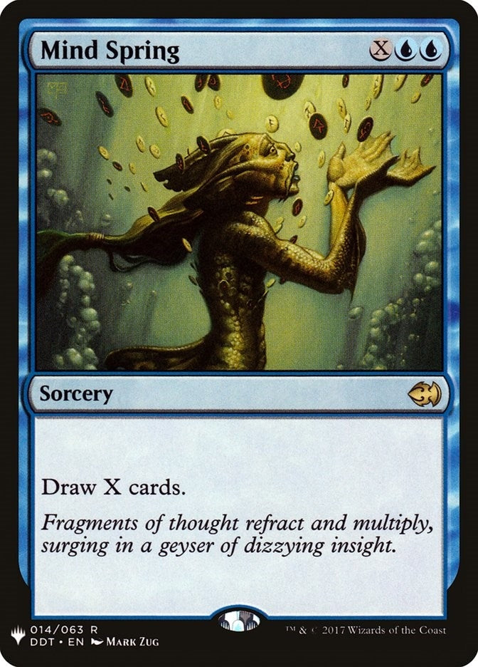 Image for Mind Spring (014/063) [The List Reprints] - Magic: The Gathering