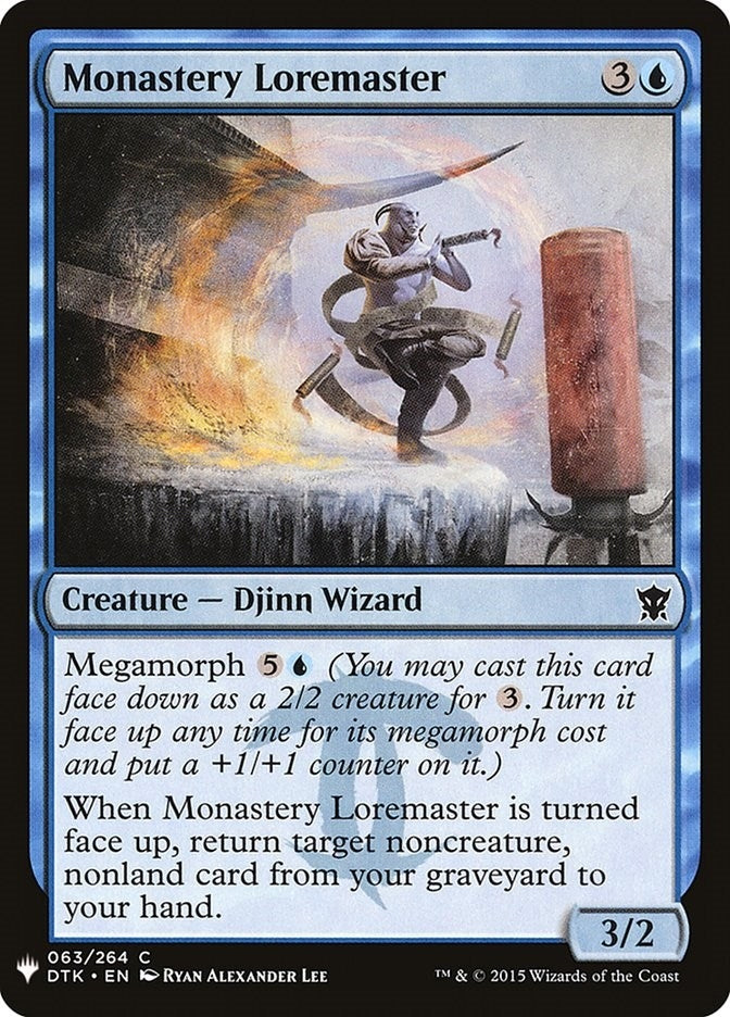Image for Monastery Loremaster (63) [The List Reprints] - Magic: The Gathering