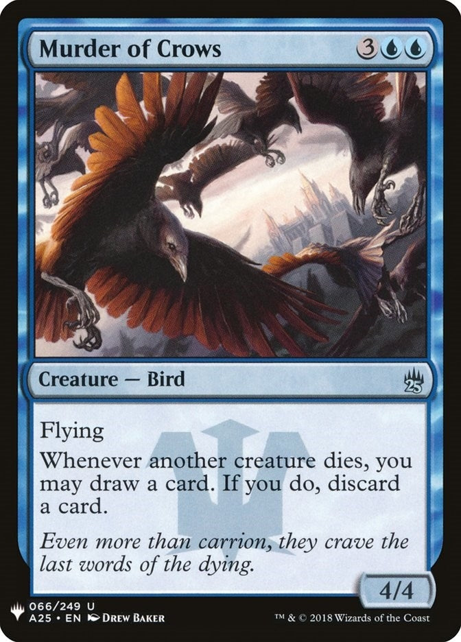 Image for Murder of Crows (66) [The List Reprints] - Magic: The Gathering