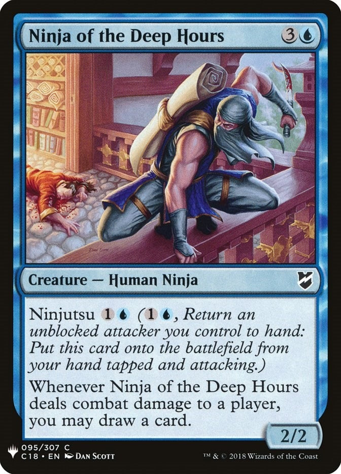 Image for Ninja of the Deep Hours (95) [The List Reprints] - Magic: The Gathering