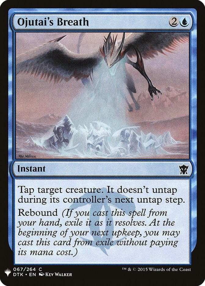 Image for Ojutai's Breath (67) [The List Reprints] - Magic: The Gathering