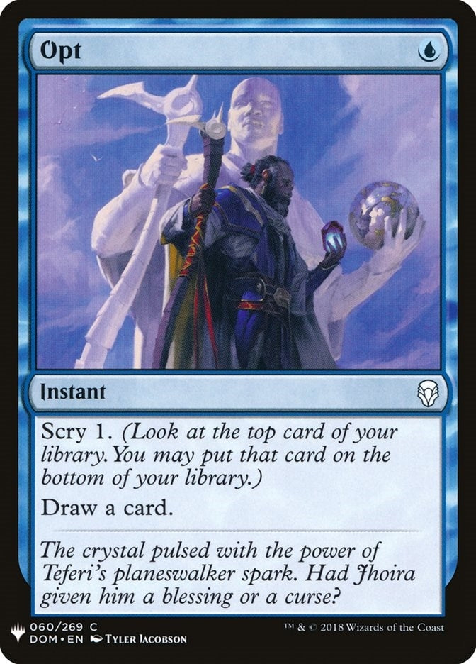 Image for Opt (60) [The List Reprints] - Magic: The Gathering