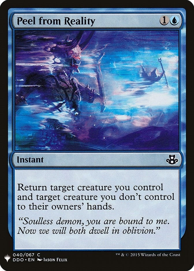Image for Peel from Reality (40) [The List Reprints] - Magic: The Gathering