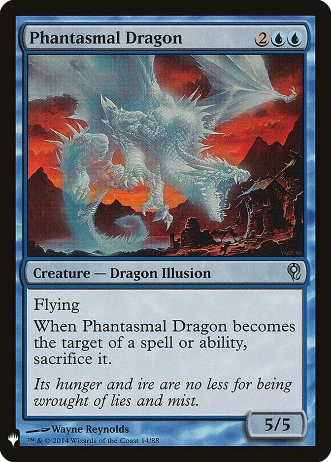 Image for Phantasmal Dragon (14) [The List Reprints] - Magic: The Gathering