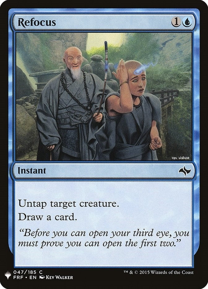 Image for Refocus (47) [The List Reprints] - Magic: The Gathering