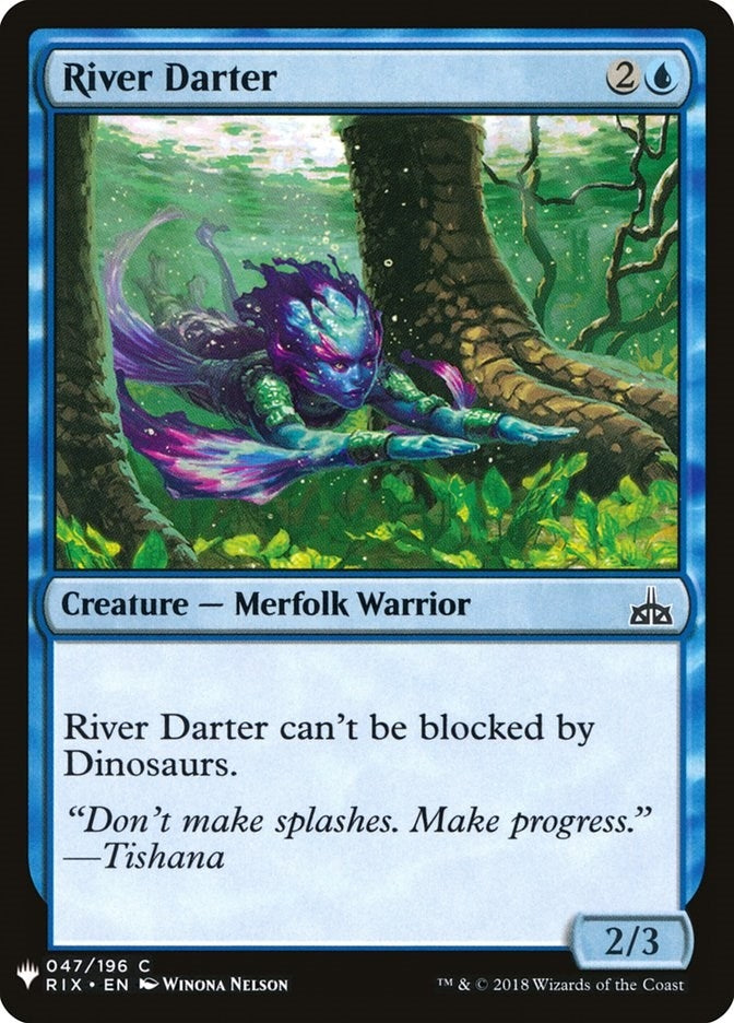 Image for River Darter (47) [The List Reprints] - Magic: The Gathering