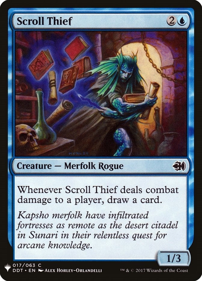 Image for Scroll Thief (17) [The List Reprints] - Magic: The Gathering