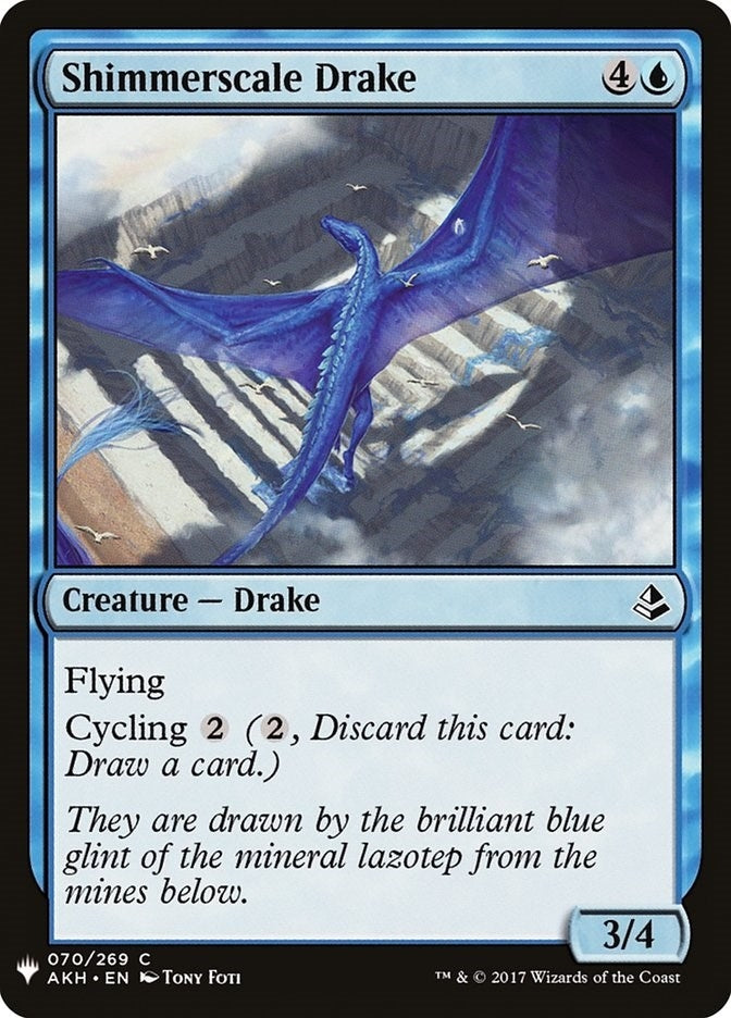 Image for Shimmerscale Drake (70) [The List Reprints] - Magic: The Gathering