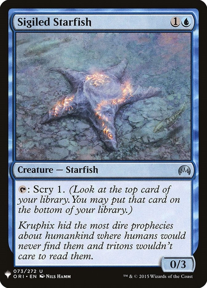 Image for Sigiled Starfish (73) [The List Reprints] - Magic: The Gathering