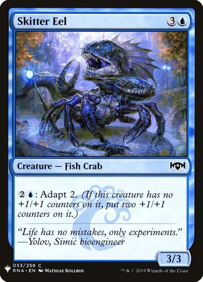 Image for Skitter Eel (53) [The List Reprints] - Magic: The Gathering