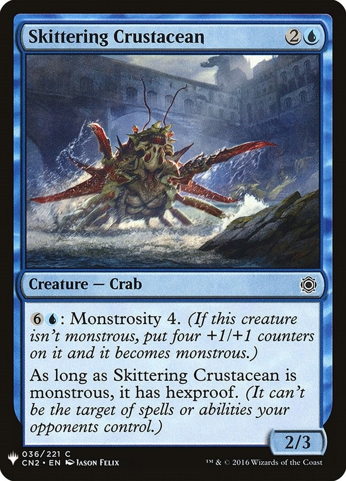 Image for Skittering Crustacean (36) [The List Reprints] - Magic: The Gathering