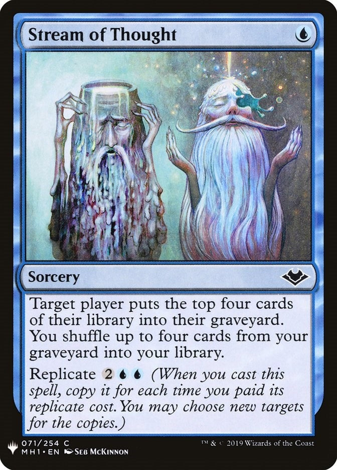 Image for Stream of Thought (71) [The List Reprints] - Magic: The Gathering
