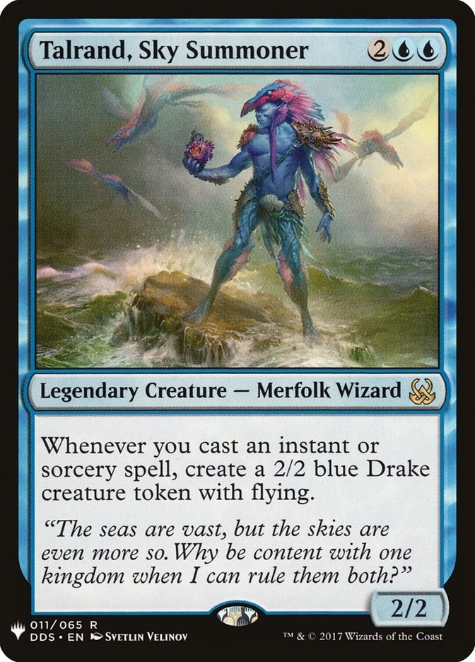 Image for Talrand, Sky Summoner (11) [The List Reprints] - Magic: The Gathering