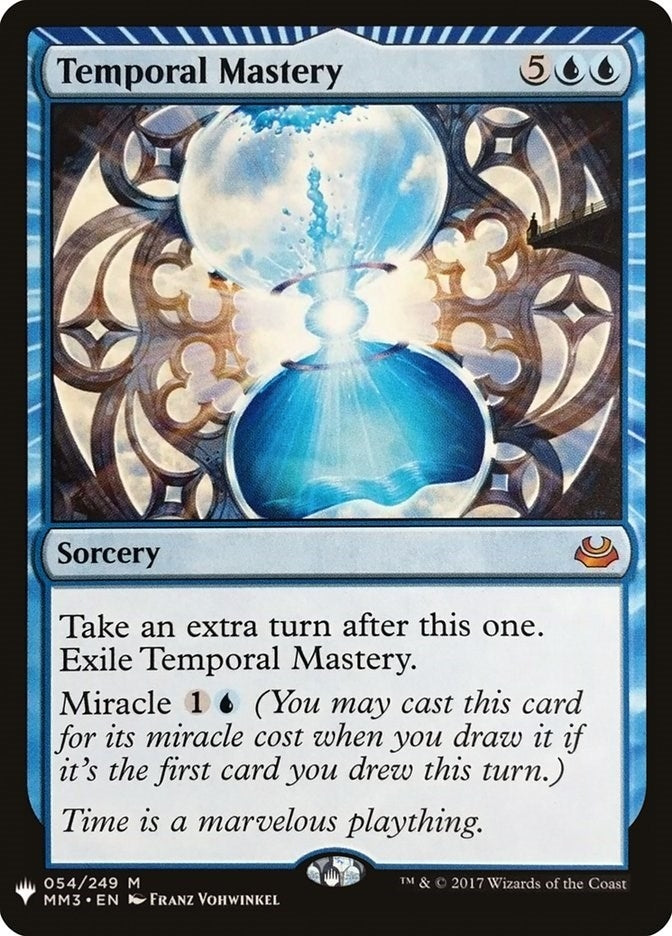 Image for Temporal Mastery (54) [The List Reprints] - Magic: The Gathering