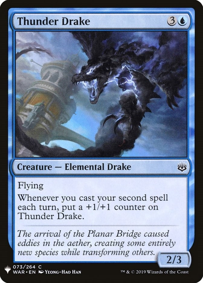Image for Thunder Drake (73) [The List Reprints] - Magic: The Gathering