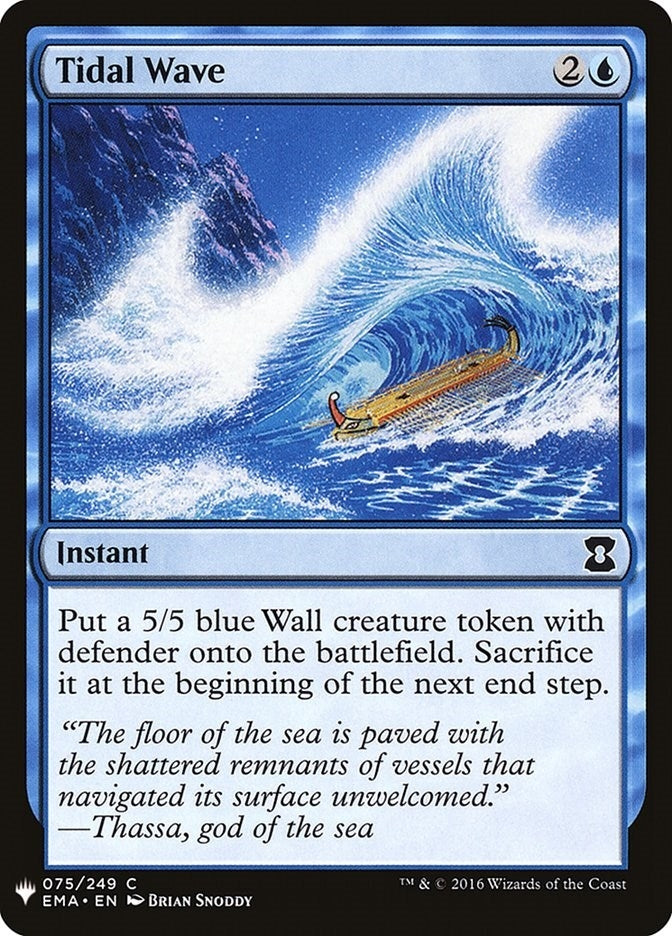 Image for Tidal Wave (75) [The List Reprints] - Magic: The Gathering