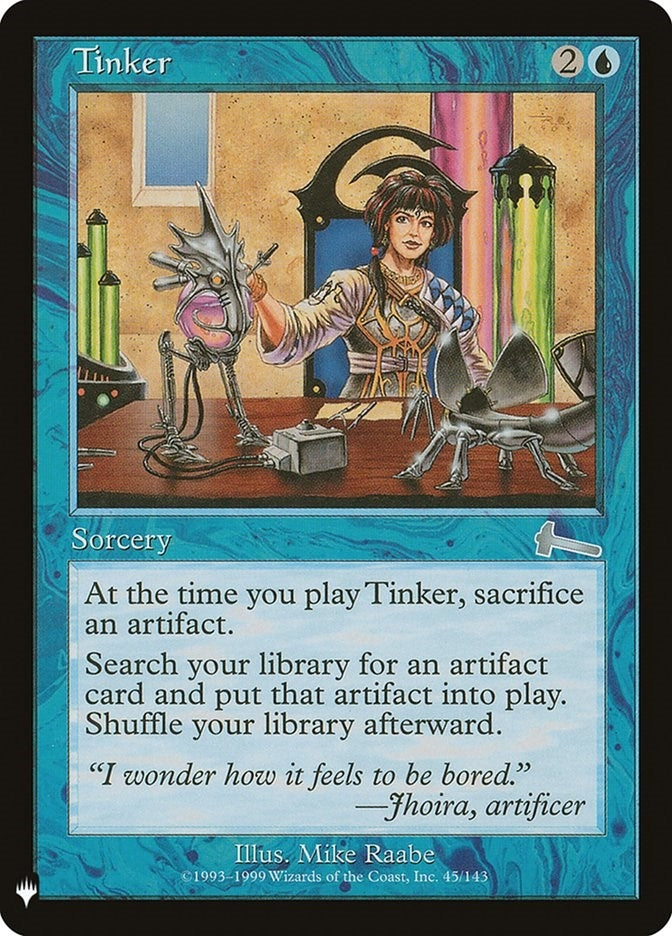 Image for Tinker (45) [The List Reprints] - Magic: The Gathering