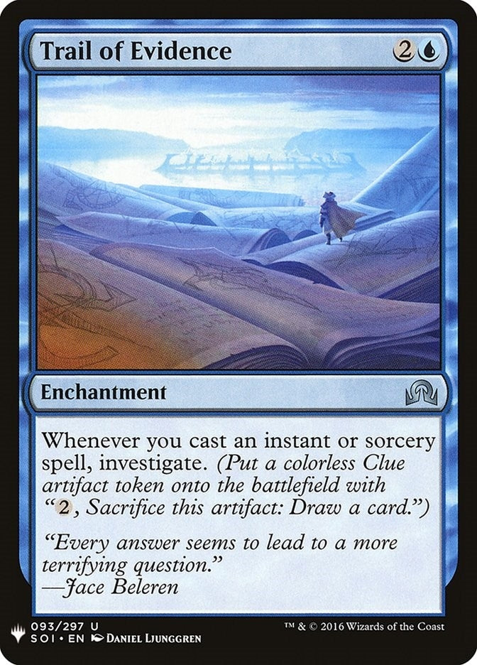 Image for Trail of Evidence (93) [The List Reprints] - Magic: The Gathering