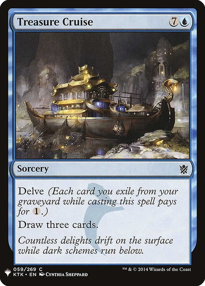 Image for Treasure Cruise (59) [The List Reprints] - Magic: The Gathering