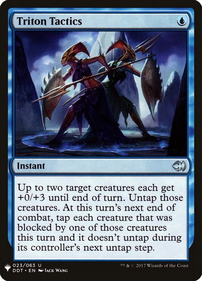 Image for Triton Tactics (23) [The List Reprints] - Magic: The Gathering